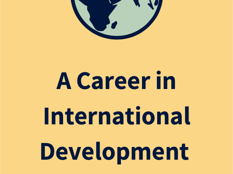 A Brief Guide to Careers in International Development